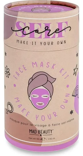 Conjunto De Mascarillas Faciales Mad Beauty Diy Lavanda 80g