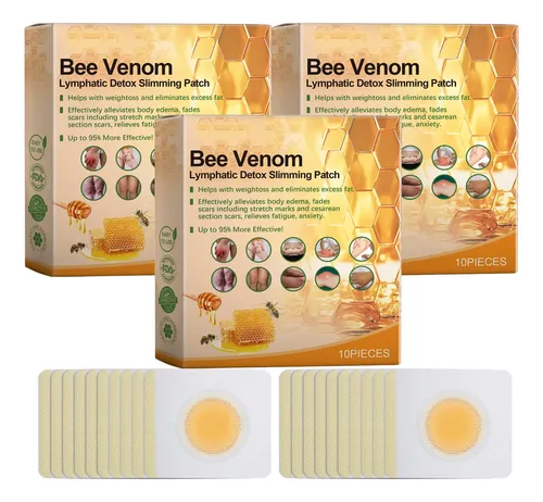 Parche Para El Vientre Bee Patch, 30 Unidades, Que Quema Gra