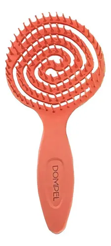 Cepillo desenredante Dompel, con fragancia de fresa y diseño plano