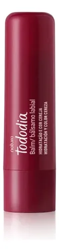 Bálsamo Labial Con Color Cereza Y Avellana Natura Tododia