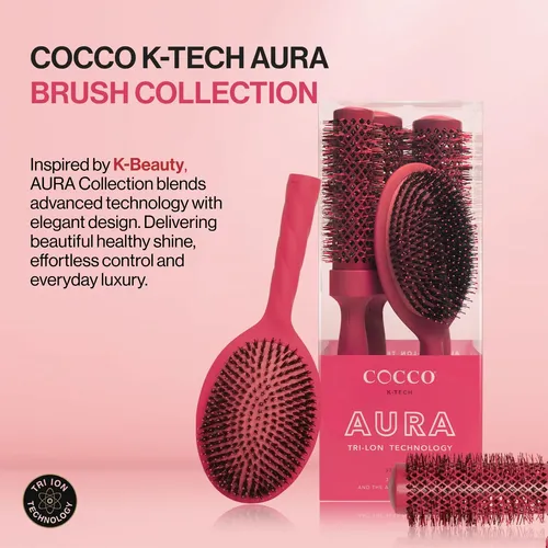 Set De Cepillos Cocco K-tech Aura  Kit De 4 Piezas