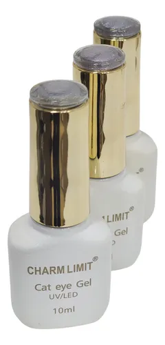 Charm Limit Reflectivos X 3 – Plata, Violeta Y Negro Uv Led