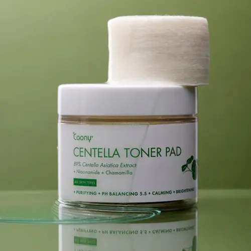 Coony Almohadillas Centella Toner Pad Rutina Limpieza