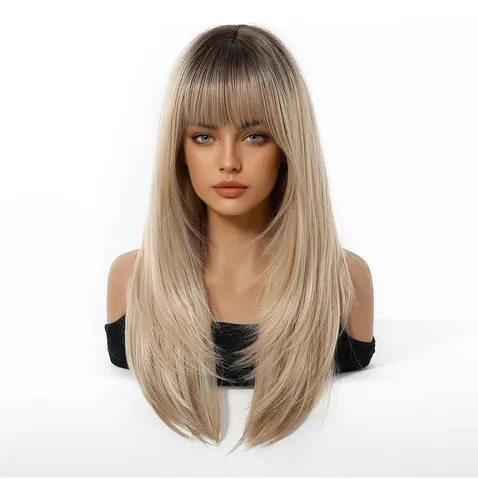 Pelucas Naturales De Cabello Largo Para Mujer