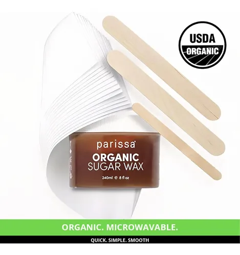 Cera De Azúcar Orgánica Parissa 240ml Para Piernas Y