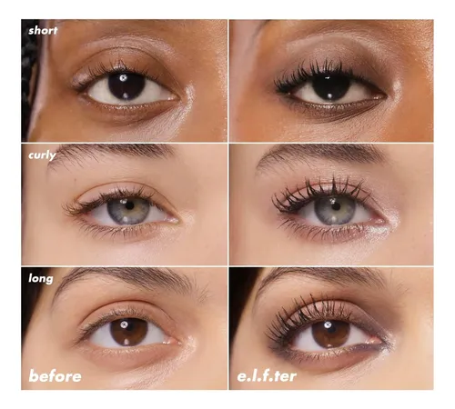 Elf Incredi-curl: Rímel Voluminante Y Curvador Para Pestañas