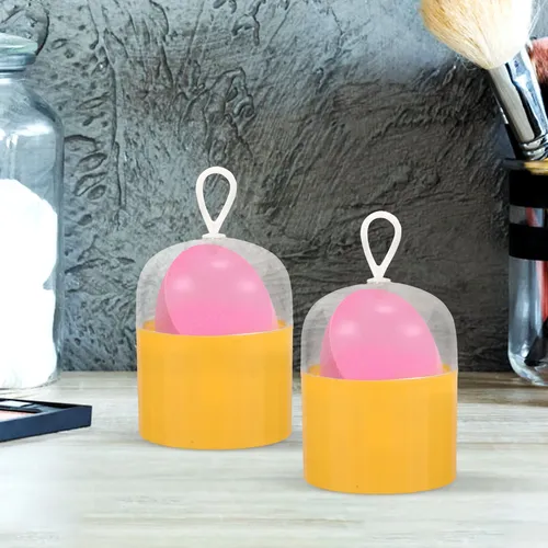 4 Soportes Para Esponjas De Maquillaje, Cajas Para Huevos, B