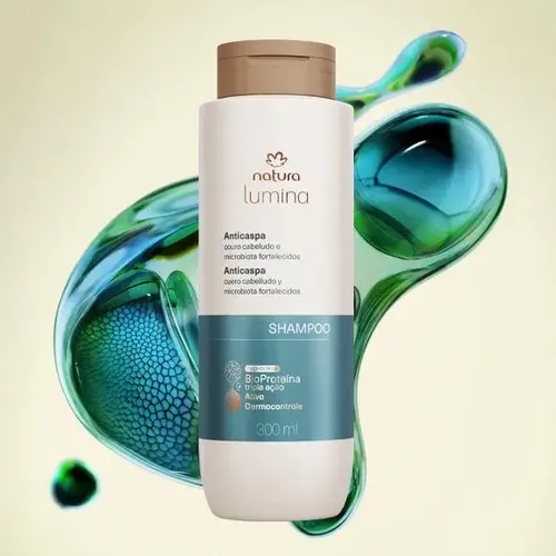 Shampoo Reequilibrante Anticaspa Lumina 300 Ml Natura