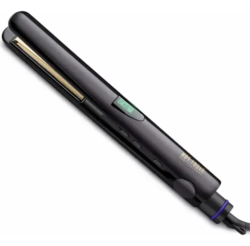 Planchita Hot Tools Titanio Oro 25mm Control Temperatura Negro