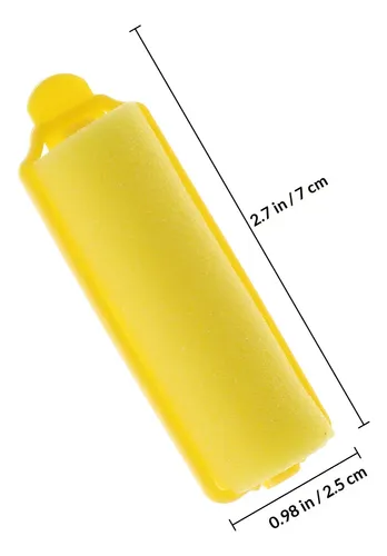 Set De 24 Rulos De Esponja Para Cabello, Raíz Y Ondas