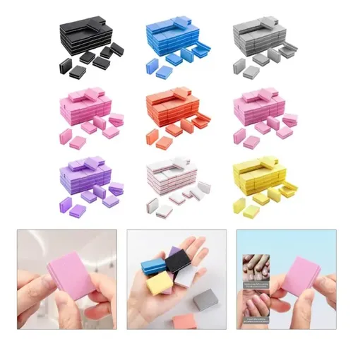 50 Bloques Pulidores De Uñas Para Pulir Y Dar Forma Al