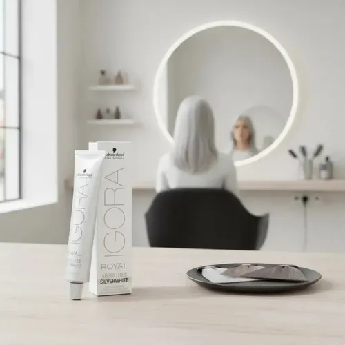 Tintura Igora Absolutes Silverwhites – Schwarzkopf 60g Tono Silver