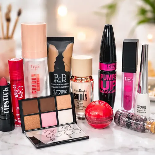 Combo Surtido Maquillaje Tejar 12 Productos