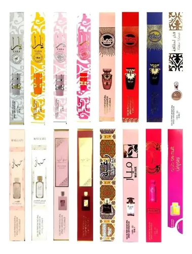 Set X 12 Perfume Árabe En Tubo 35ml Edp Para Hombre Y Mujer