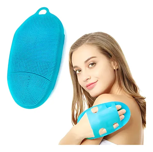 Guante Silicona Exfoliante Ducha Baño Corporal Facial