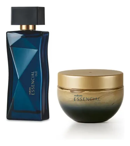 Combo esencial Natura Oud para mujer: crema hidratante iluminadora y perfume Eau Parfum de 100 ml para mujer