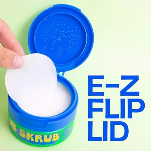 Almohadillas Faciales Jb Skrub: Limpian El Acné Para Niños,