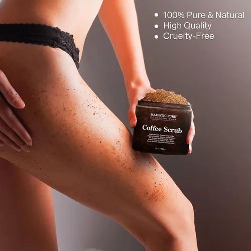 Majestic Pure Exfoliante De Café Arábica Con Sal Del Mar Mue