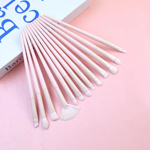 Juego De 26 Brochas De Maquillaje Rosas, Polvos Sueltos,