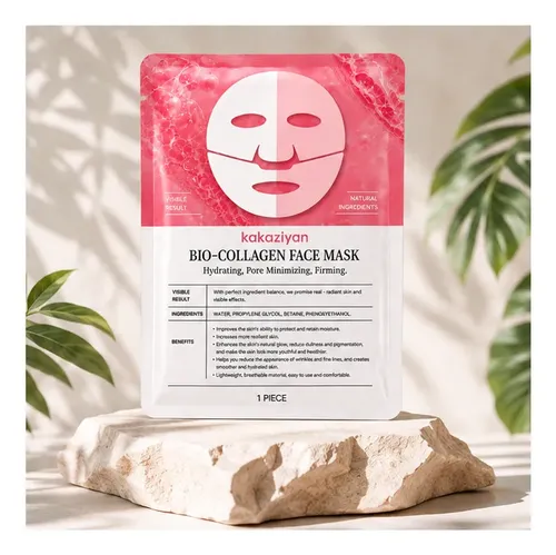 Pack X6 Mascarillas Faciales Colageno Skincare Hidratacion