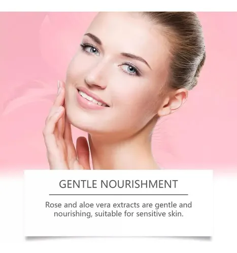 Gel De Aloe Vera Y Rosas Para Rostro, Hidratación Profunda