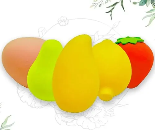 Esponja De Maquillaje Frutas Beauty Blender Base Contorno
