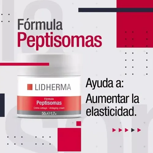 Peptisomas Crema Antiage Flacidez Arrugas Lidherma 50g