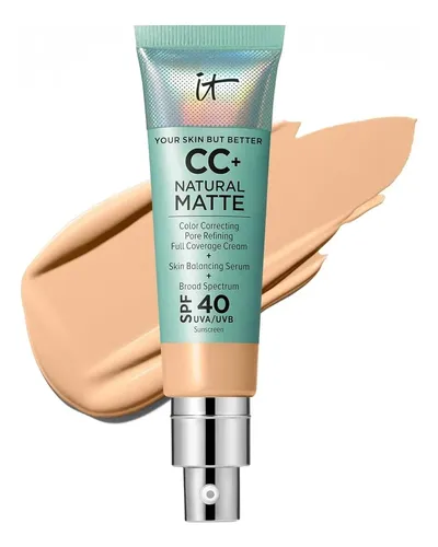 Base Cc Matte It Cosmetics 11w Light Medium Warm 1.08 Fl Oz
