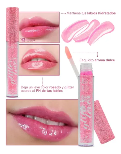 Brillo Labial Glitter Lover Pink 21