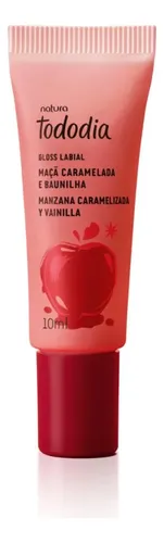 Gloss Labial Tododia Manzana Caramelizada Y Vainilla 10ml