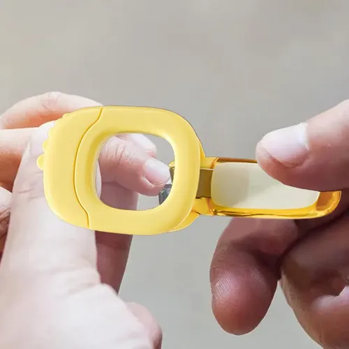 Rii Cortador De Uñas Con Lupa, Portátil, De Viaje, Bolsillo