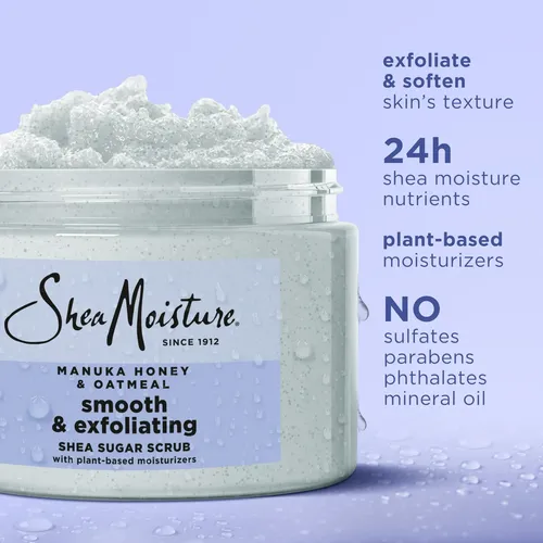Exfoliante Corporal Shea Moisture Miel Avena 355ml