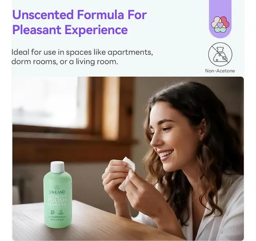 Removedor De Uñas Sin Acetona Saviland 200 Ml
