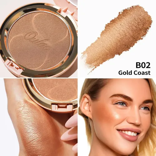 Polvo Bronceador Oulac Con Espejo 0.3 Oz B02