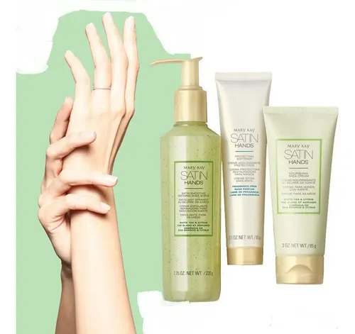 SET MANOS DE SEDA SATIN BODY de MARY KAY con te blanco, karite y citricos…