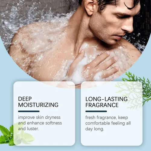 Sabonete Corporal Oceaura Refrescante E Limpeza Suave Para H