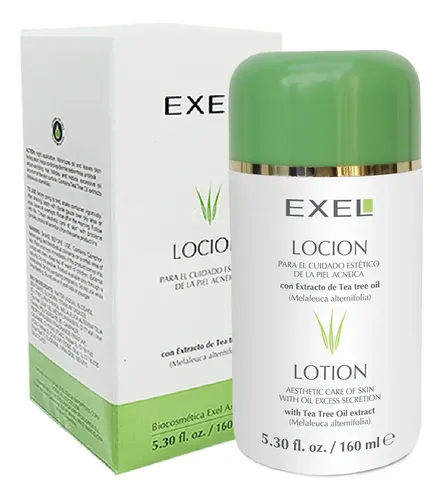 Locion Tea Tree Oil Profesional Exel Para Piel Acneica 160ml Momento de aplicación Día/Noche Tipo de piel Grasa