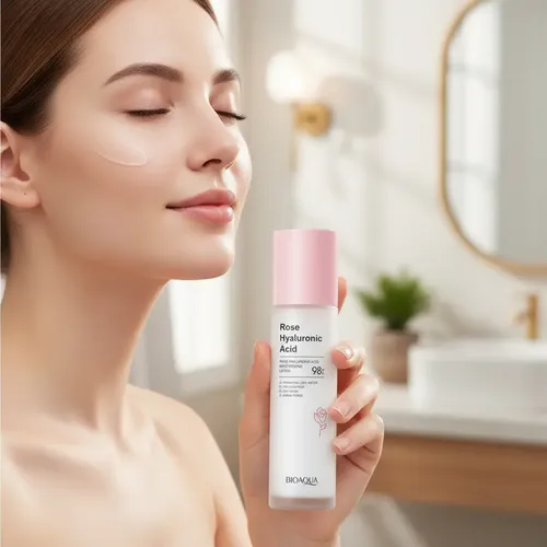 Loción Facial Hidratante Rose Ácido Hialurónico 98%
