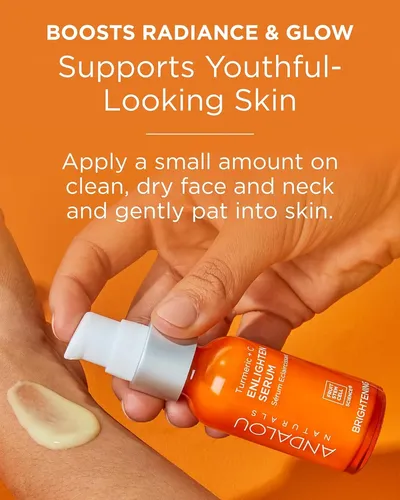 Sérum Andalou Naturals Con Cúrcuma Y Vitamina C, 1.1 Onzas L