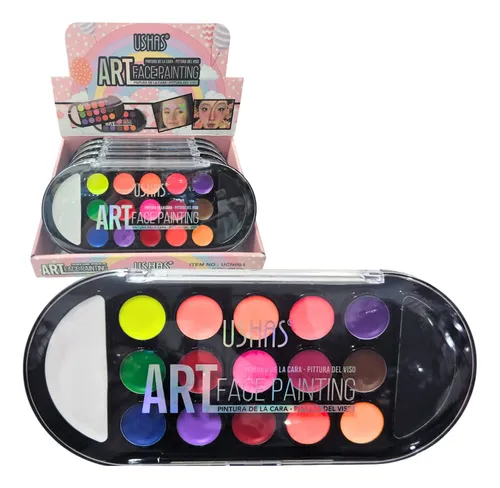 Paleta Ushas Face Painting Cremosa Maquillaje Pro