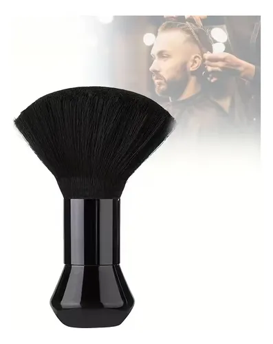 1 Cepillo Profesional Para Limpieza De Cuello De Barbero Negro