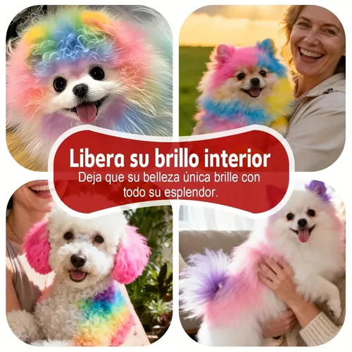 Tinte Rojo Para Perros – Semi-permanente Suave – 100ml