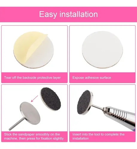W 60pcs Poda Disco Para Manicure Y Pedicura De Uñas. Z