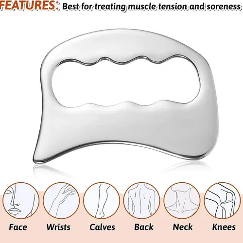Tabla De Masaje Manual De Acero Inoxidable Gua Sha