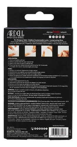 Uñas Postizas Ardell Nail Addict French Modern French