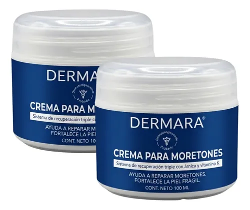 Crema Para Moretones Dermara Vitamina K Hematomas 100ml 2×1
