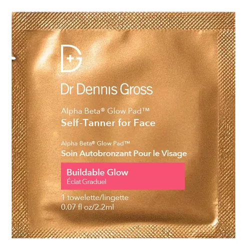 Toallita Autobronceadora Dr. Dennis Gross Glow Pad, Paquete