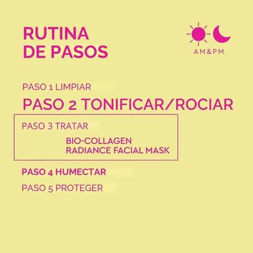 Byoma Máscara De Lamina Facial Bio-collagen-piel De Vidrio