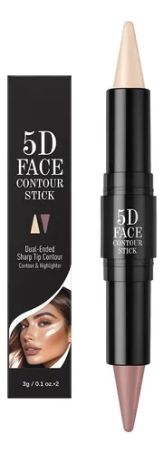 Lápiz Iluminador Efectivo Para Contorno Facial 5d En Tres Di
