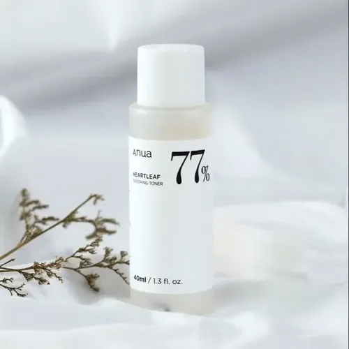 Anua 77% Heartleaf Soothing Toner Facial De 40 Ml, Coreano Momento De Aplicación Día/noche Tipo De Piel Todo Tipo De Piel